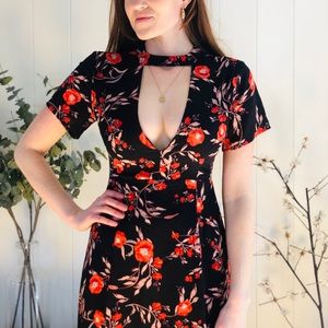 Japanese Style Floral Dress